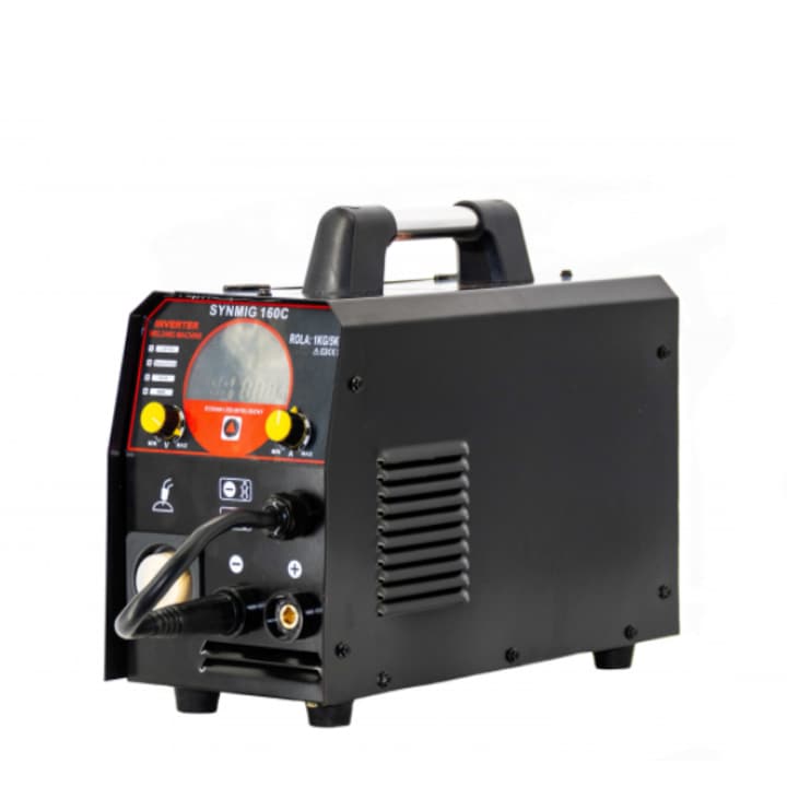 Aparat de sudura MIG-MAG/MMA/TIG, 160Ah, Synergetic, 8 kg, afisaj digital