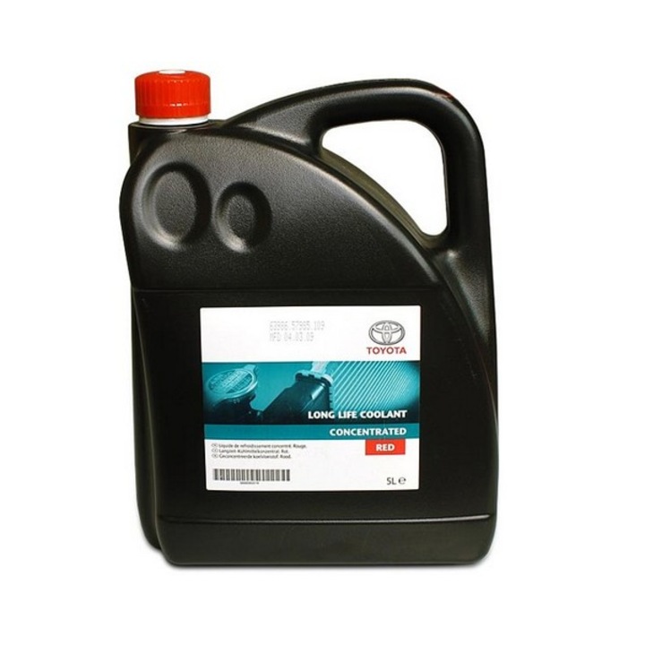 Концентриран антифриз Toyota Long Life Coolant G12, червен цвят, 5л
