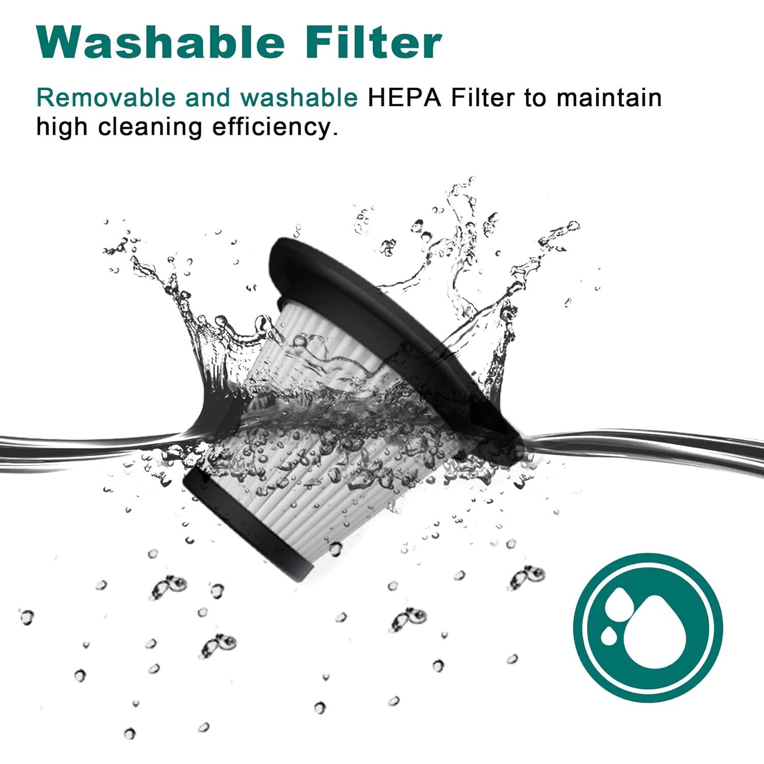 Aspirator de mana fara fir, Temola, 9000PA forta de aspirare, 120W, fast charge, Filtru HEPA usor de curatat, accesorii incluse