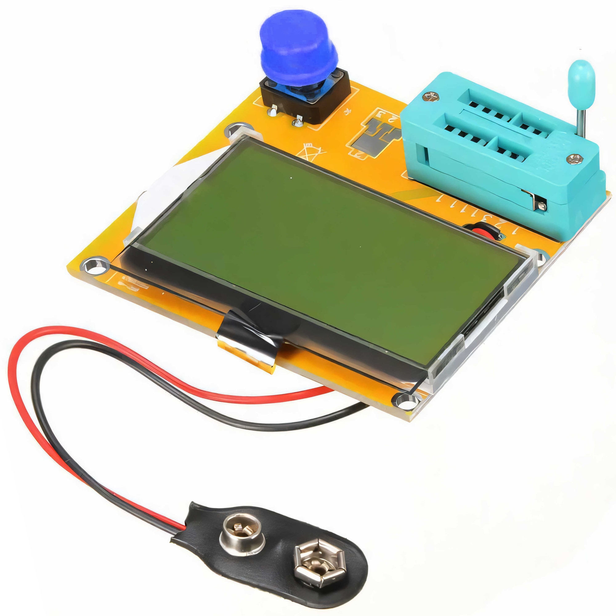 Modul Tester Transistor RLC LCRT4 Arduino, NPN, PNP, MOSFET, N P, JFET