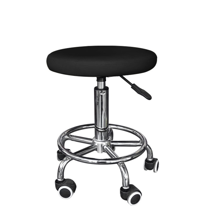 Работна табуретка MS02, Черна