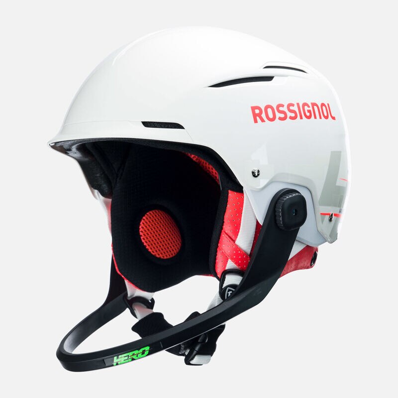 Casca ski Rossignol, Hero slalom impacts cu protectie, culoare alb
