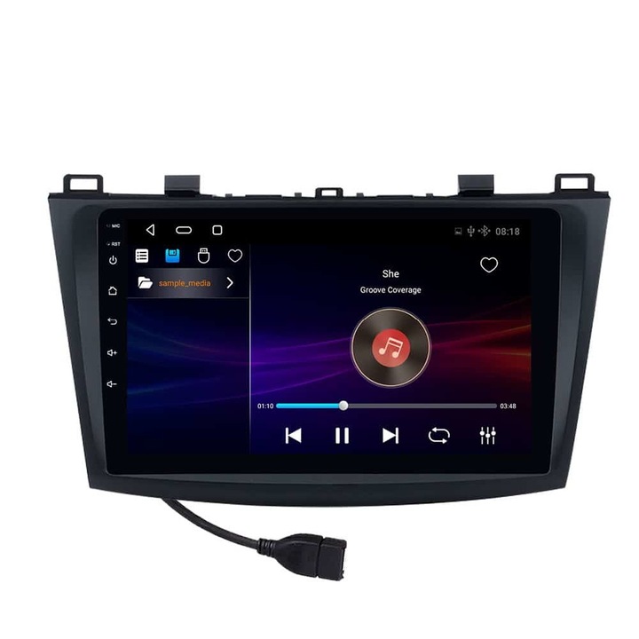 Dedikált GPS-navigáció, Mazda 3 (2004-2013) Android rendszerrel – 2+32 GB – négymagos