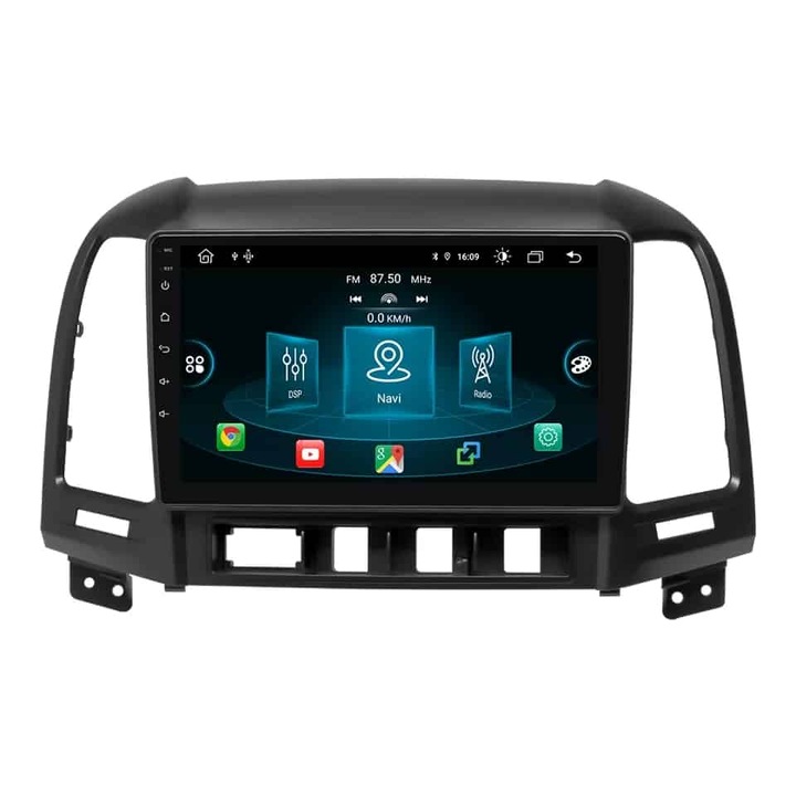 Navigatie GPS Dedicata Hyundai Santa Fe (2006-2012) cu Android - Quad Core