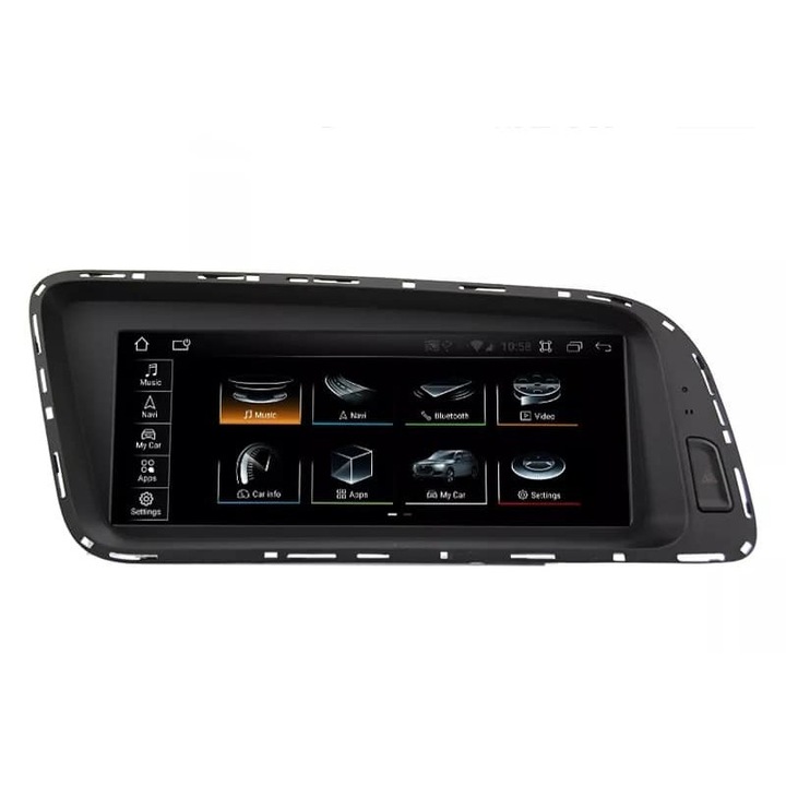 Navigatie GPS Dedicata Audi Q5 (2008-2016) cu Android - 4+64 GB - slot SIM 4G - Octa Core