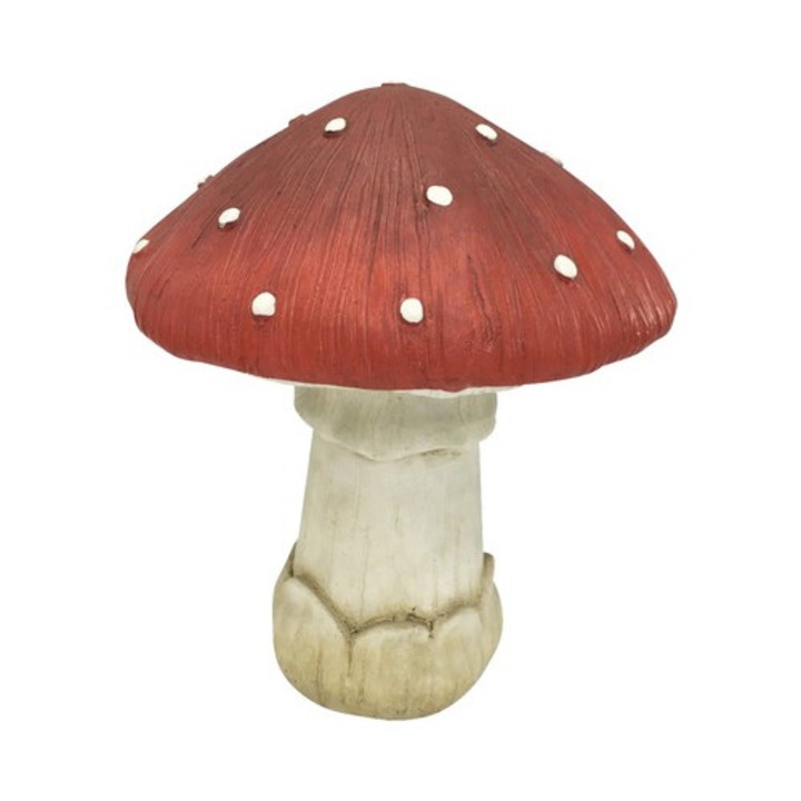 Ciuperca Decorativa 27x26x32, 5 Cm Rosu