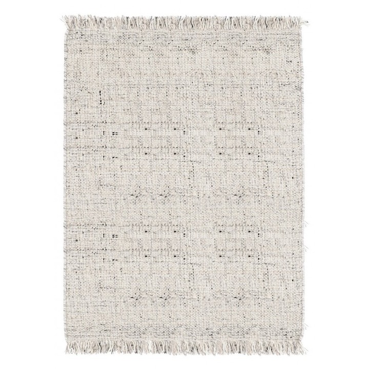 Covor lana poliester bej Senuri 160x230 cm