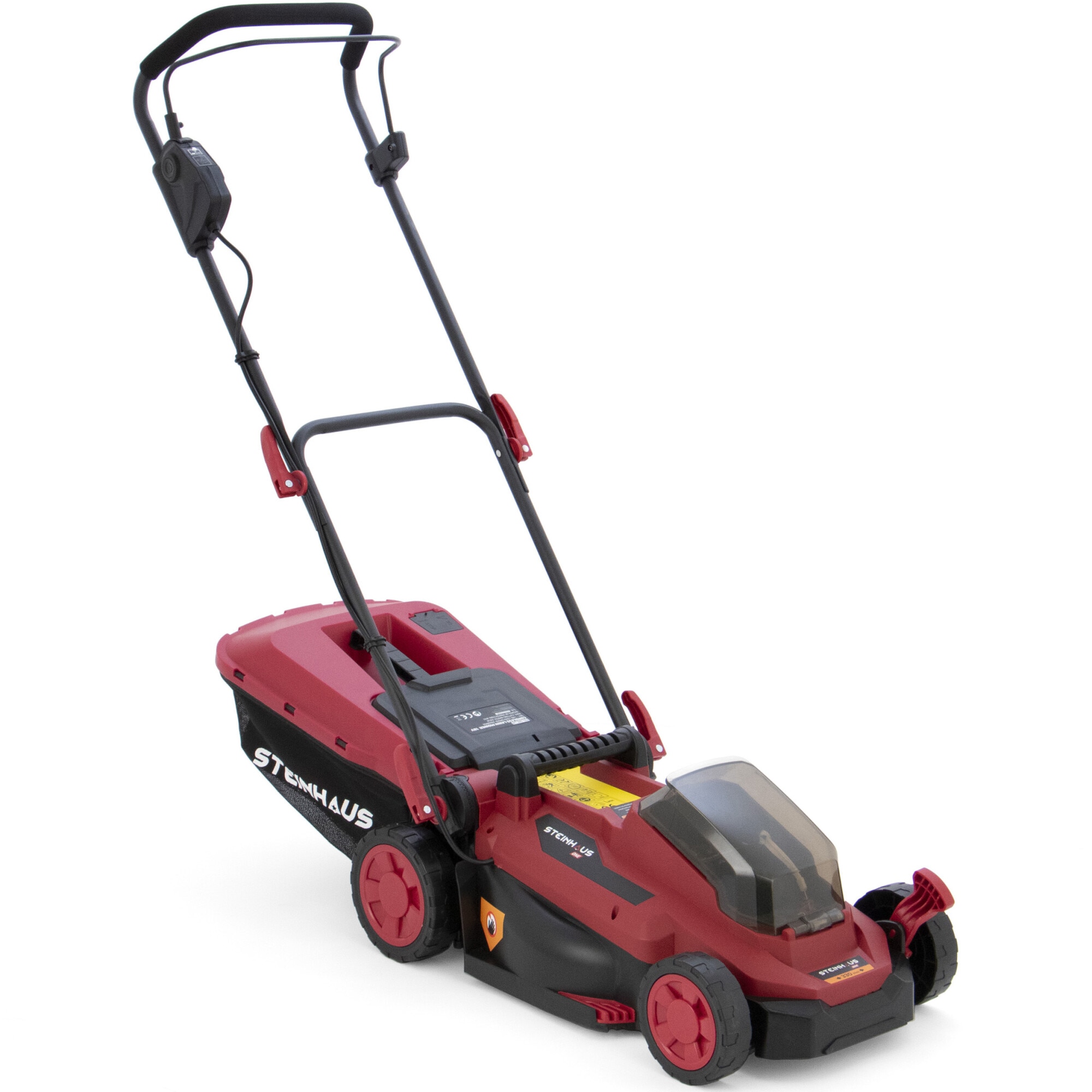 Masina de tuns gazon/iarba pe acumulator, Steinhaus ONE 18V, PRO-ONE-LM, Brushless, fara acumulator/incarcator, latime taiere 33 cm, 5 trepte de taiere, inaltime taiere 25-75 mm, s