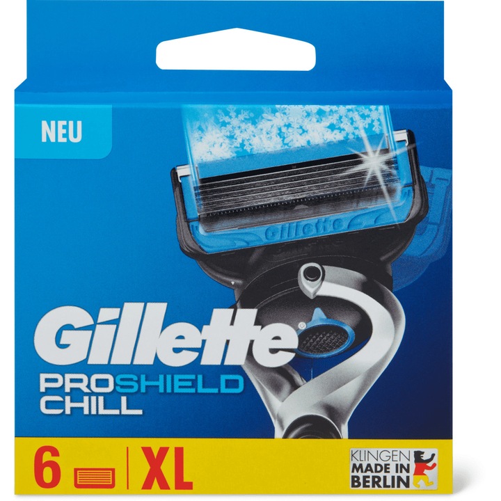 Set 6 rezerve aparat de ras Gillette ProShield Chill, XL