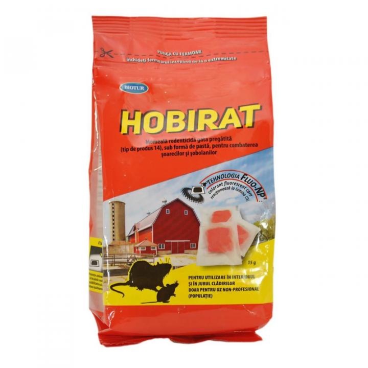 Insecticid Raticid Hobirat 10 pernute 150 g