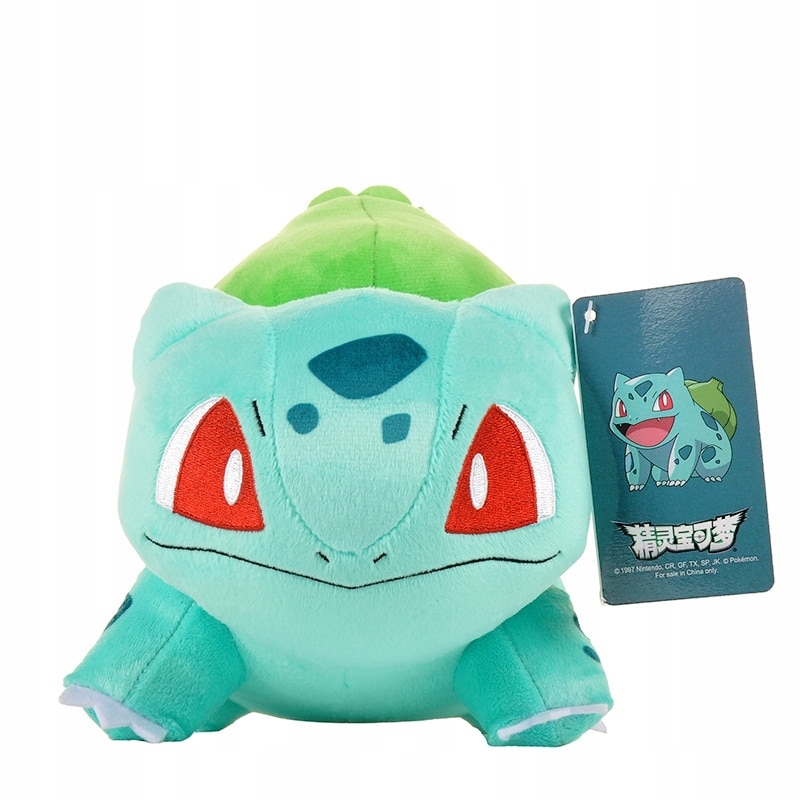 Jucarie de plus, Pokemon Go, 25 cm, Verde/Albastru - eMAG.ro