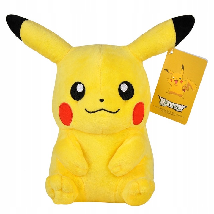 Plüss játék Pikachu, Pokemon Go, 25 cm, Sárga