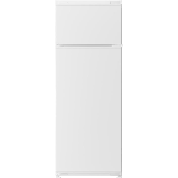 Хладилник за вграждане с две врати Beko BDSA250K4SN, 220 л, Регулируем термостат, Клас Е, В 144,8 см
