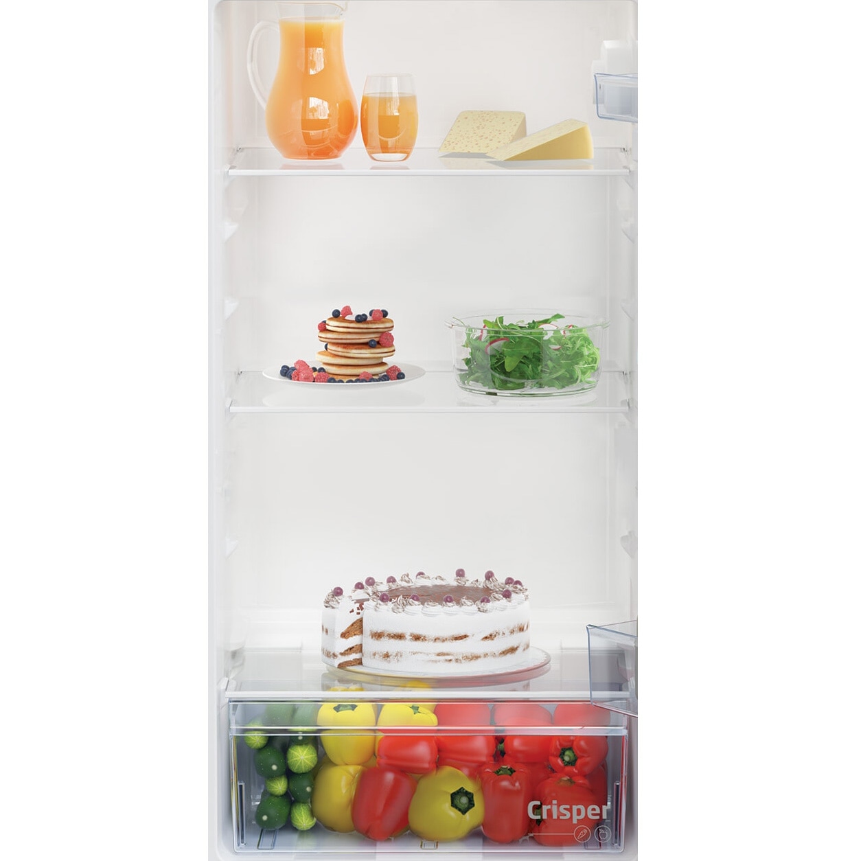 Frigider cu doua usi incoporabil Beko BDSA250K4SN, 220 l, Termostat reglabil, Clasa E, H 144.8 cm