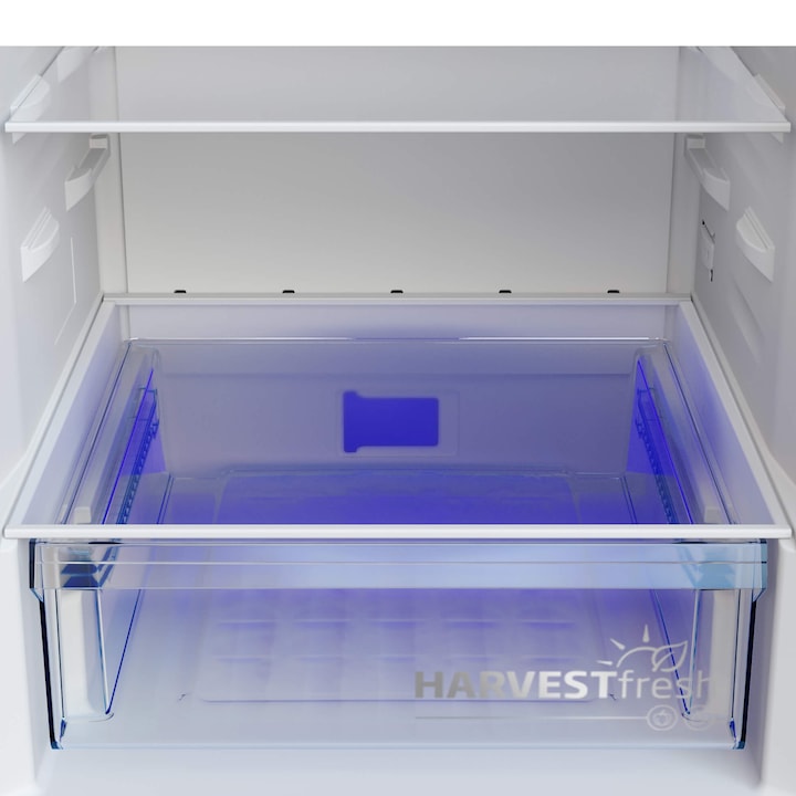 Combina frigorifica Beko B5RCNA345HG, 301 l, No Frost, Clasa D, Compresor ProSmart Inverter, AeroFlow, HarvestFresh, Iluminare LED, Avertizare luminoasa, H 179.6 cm, Gri