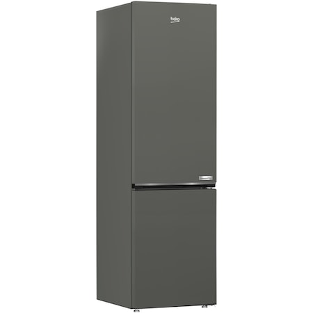 Combina frigorifica Beko B5RCNA405HG, 355 l, No Frost, Clasa D, Compresor ProSmart Inverter, AeroFlow, HarvestFresh, Iluminare LED, H 203.5 cm, Gri