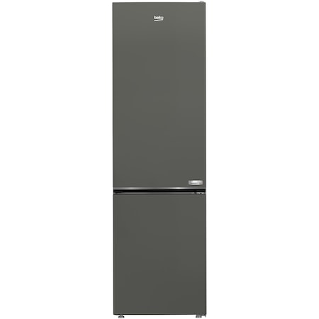 Combina frigorifica Beko B5RCNA405HG, 355 l, No Frost, Clasa D, Compresor ProSmart Inverter, AeroFlow, HarvestFresh, Iluminare LED, H 203.5 cm, Gri