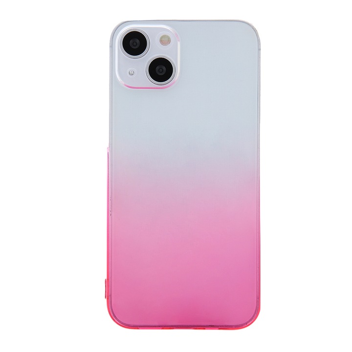 Tok kompatibilis az Apple iPhone 13 telefonnal, Gradient ColorTouch, Vékony kialakítás, Félig átlátszó, Gradiens szín, Rózsaszín