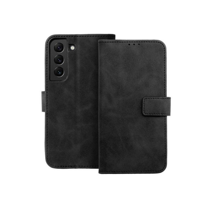 Husa Tip Carte Forcell Tender, Compatibila Cu Samsung Galaxy S23 FE, Negru