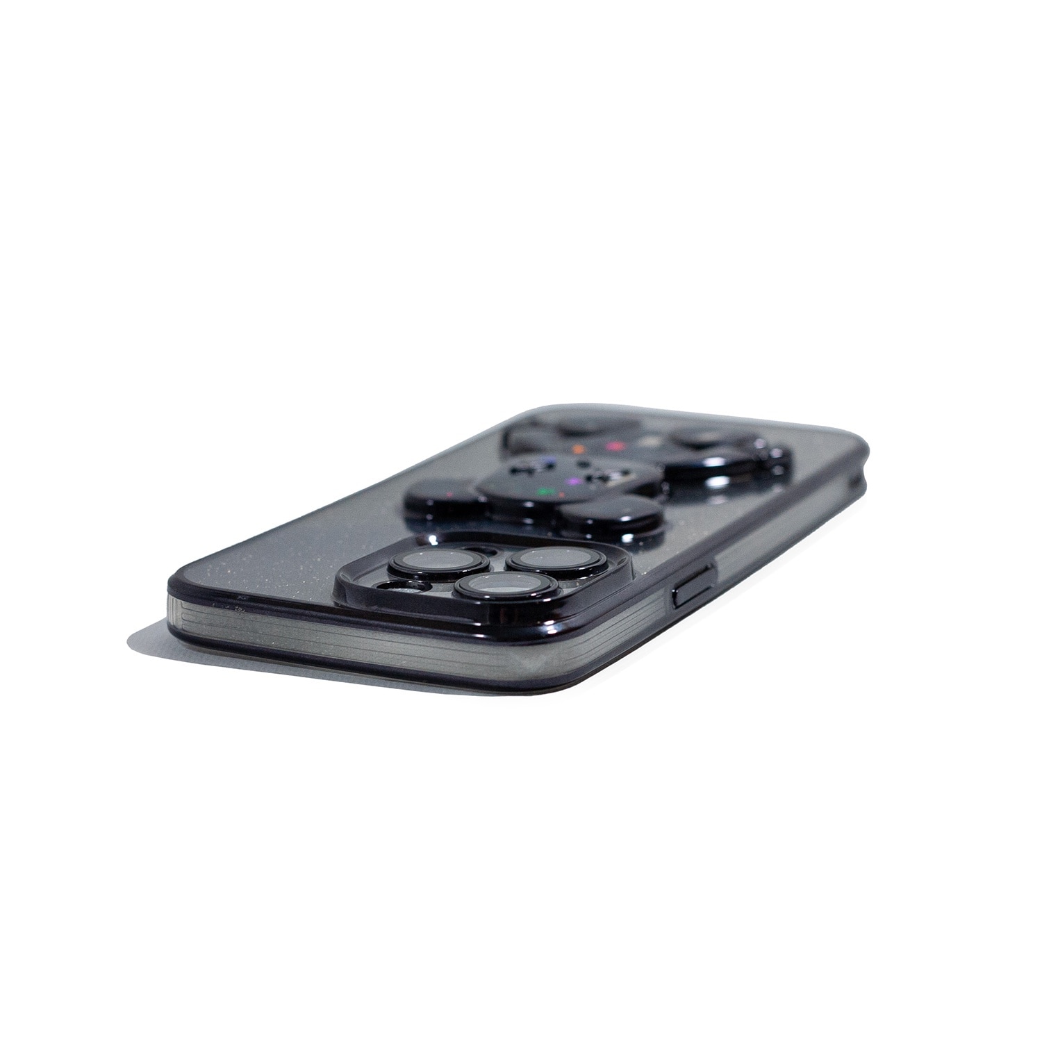 Husa de protectie compatibila Apple iPhone 15 Pro Max, Urs 3D, TPU, protectie camera, Negru