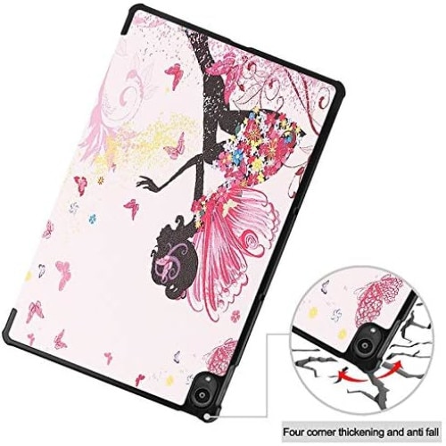 Husa pentru tableta Nokia T20, 10.36inch, Slim, Smart Cover, Trifold, Sigloo, model Elf Girl