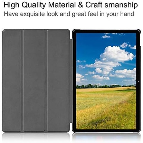 Husa pentru tableta Nokia T20, 10.36inch, Slim, Smart Cover, Trifold, Sigloo, model Elf Girl