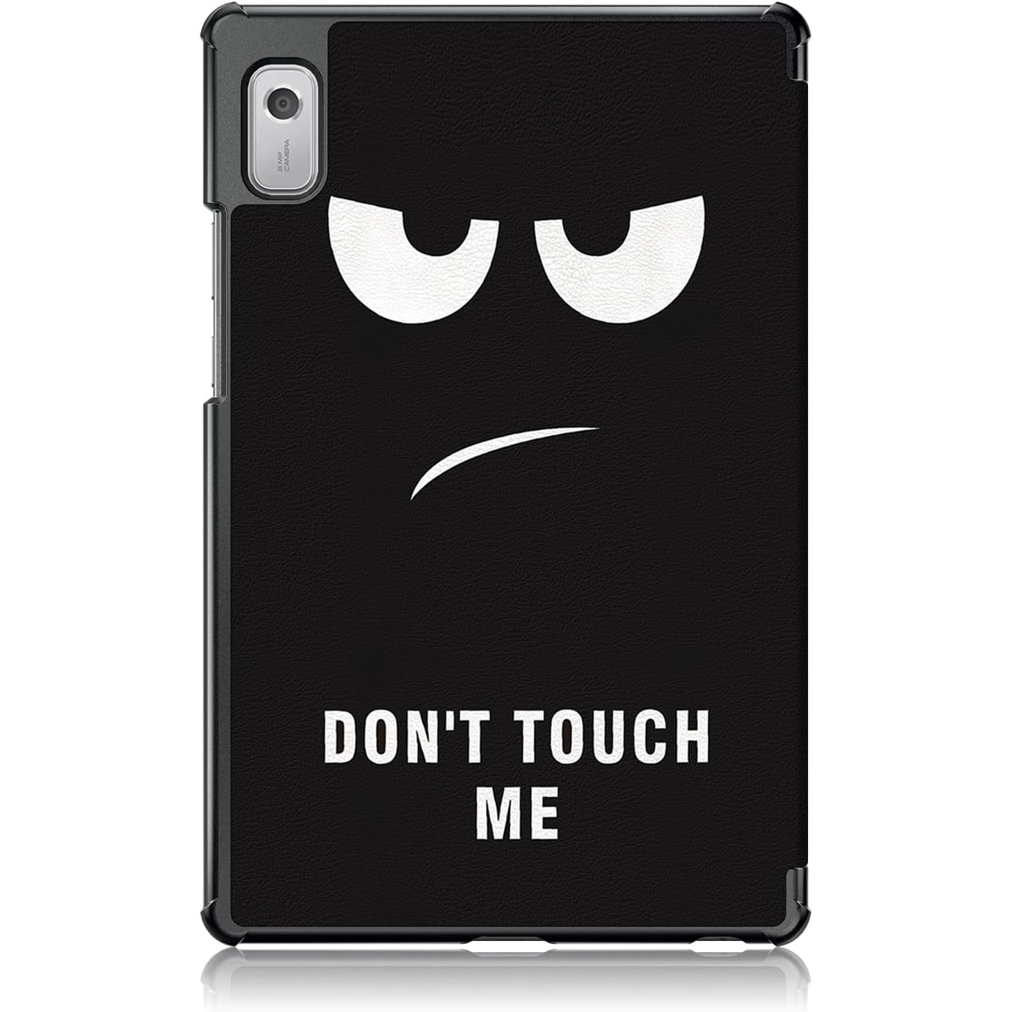 Husa Slim Sigloo, Smart Cover, Trifold, pentru tableta Lenovo Tab M9, TB-310FU, 9 inch, Don't Touch Me