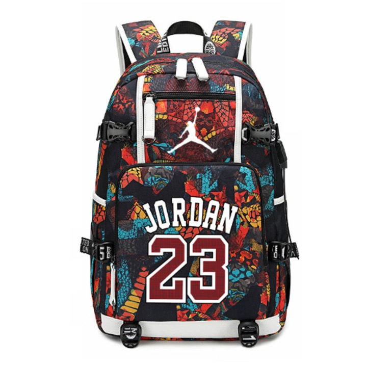 Rucsac Jordan 23, longziming, Poliester, Multicolor