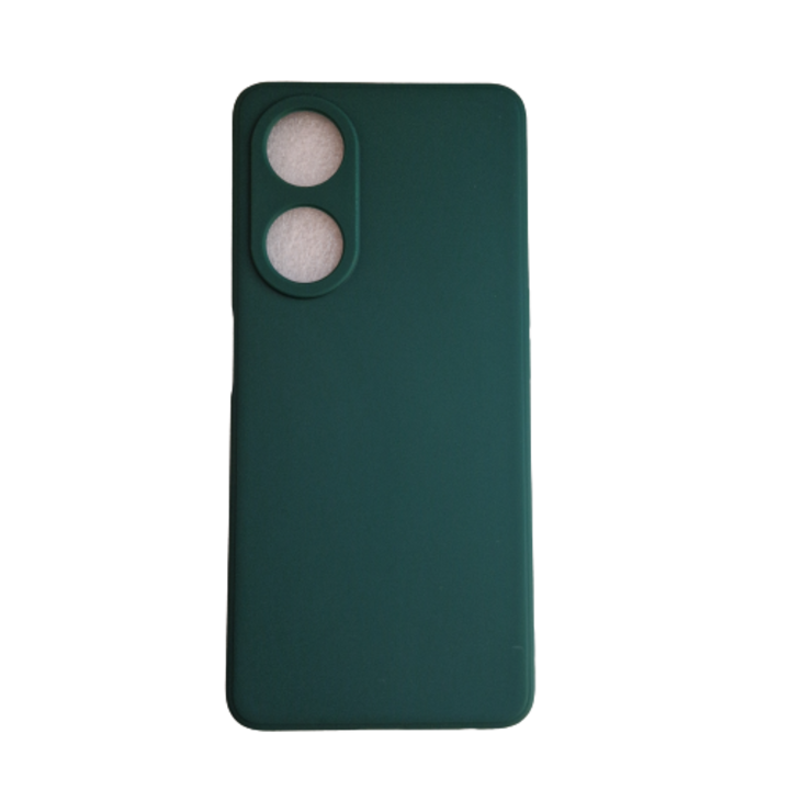 Husa TPU compatibila cu Oppo A98, Catifea interior, Verde inchis, TELGORBCS