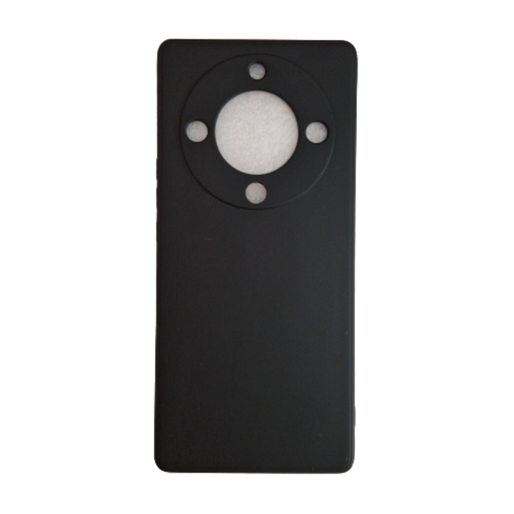 Husa silicon compatibila cu Honor Magic 5 Lite, Catifea interior, Negru, TELGORBCS