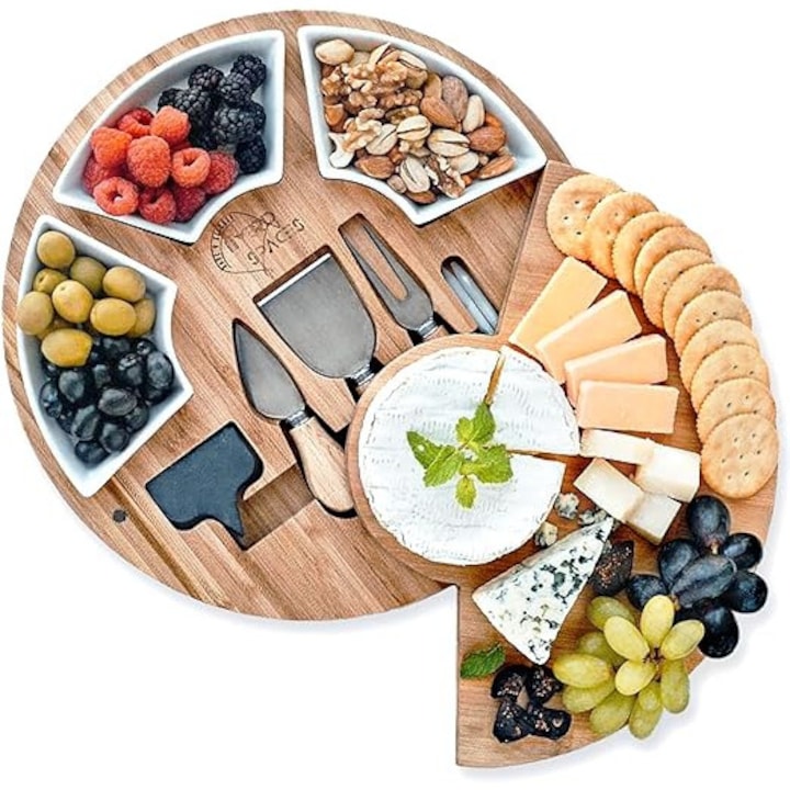 Кухненско плато за сирене, Дърво, SNACKPLATTER