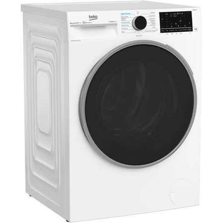 Masina de spalat rufe cu uscator BEKO B5DFT510442W, 10 kg spalare, 6 kg uscare, Clasa A, 1400 RPM, Motor ProSmart Inverter, HomeWhiz, SteamCure, Xpress/ Super Xpress, AddXtra, Recycled Tub, Alb