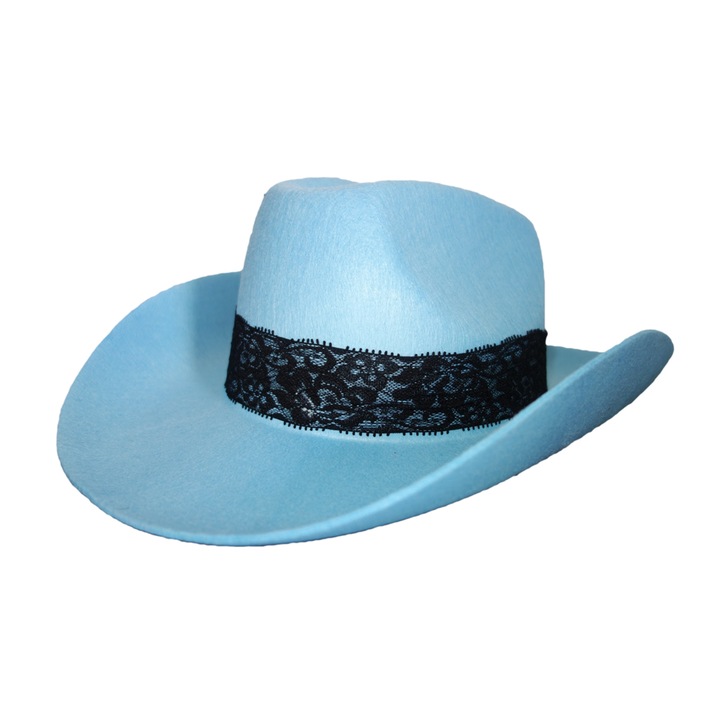 Palarie country - albastra, Amscan