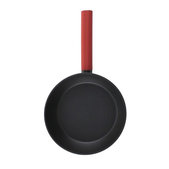 Алуминиев незалепващ тиган с индукция и дебели стени 24см Straight Line