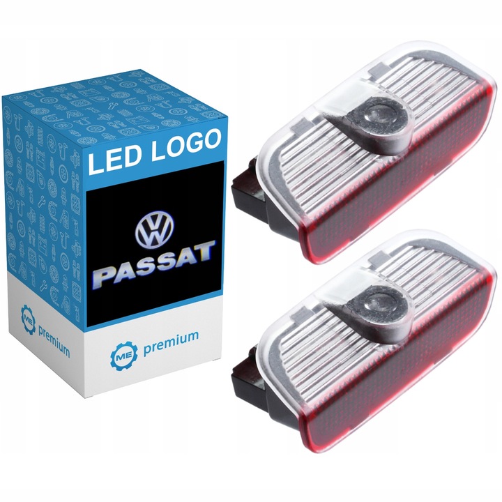 Set 2 Proiectoare Logo, ME Premium, Vw Passat B6 B7 CC