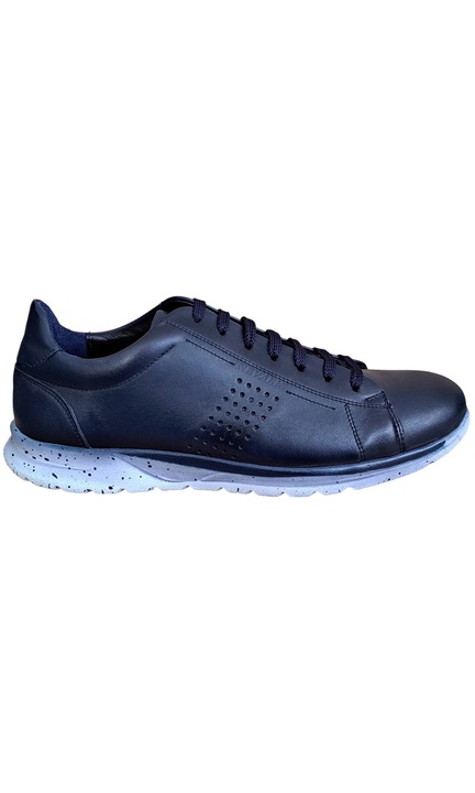 Pantofi barbati, casual, din piele naturala, bleumarin, Alexander, Nevalis, TEST397BL marimea 44