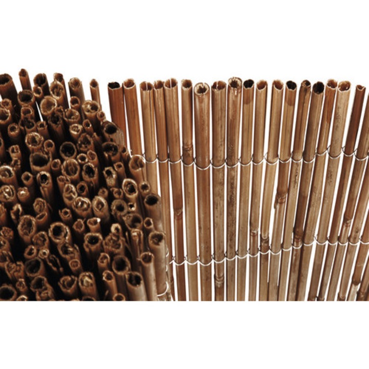 Látásvédelem Megerősített Reed 3x1, 5 M Barna