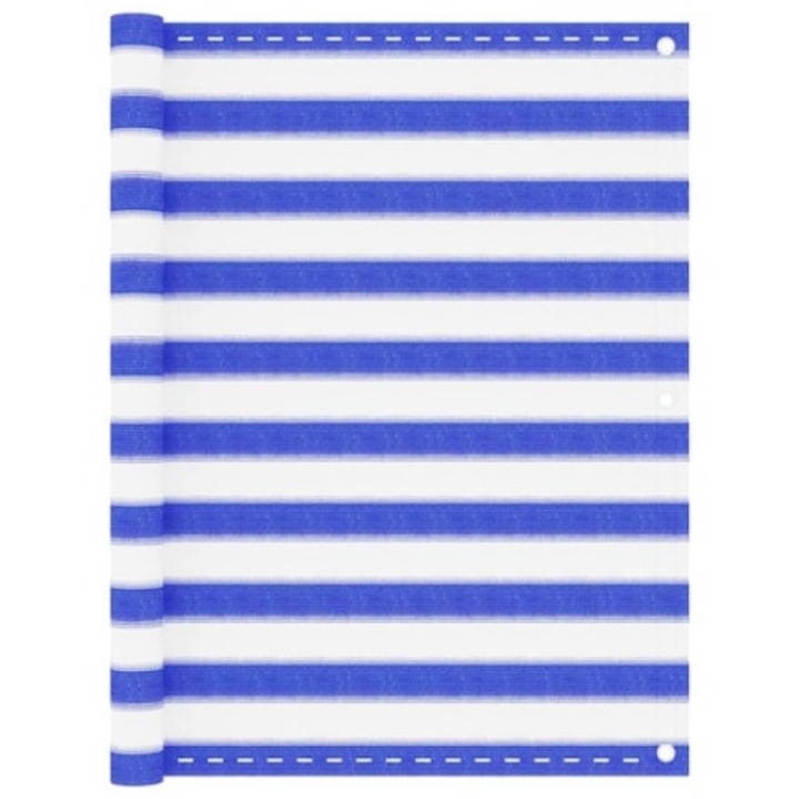 Protectie Vizuala Konsta Hdpe 180g/m2 5x0, 9 M Albastru/alb