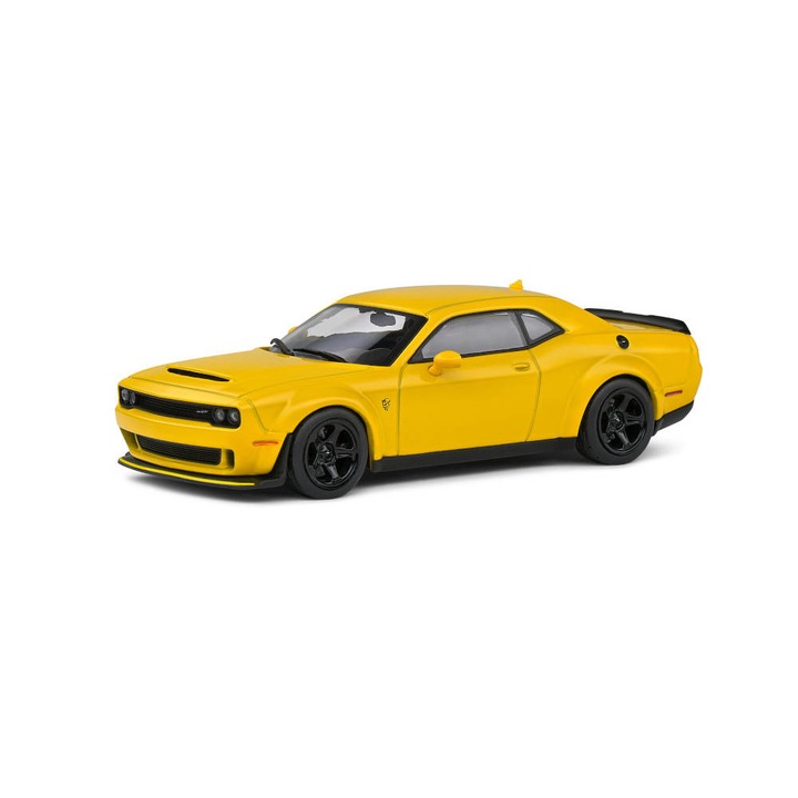 Dodge Challenger sárga 2018, 1:43 Solido autómodell