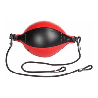 Minge de box Merco Box Cord, cu fixare dubla, lungime coarda 155 cm, lungimea mingii 35 cm, diametrul mingii 20 cm