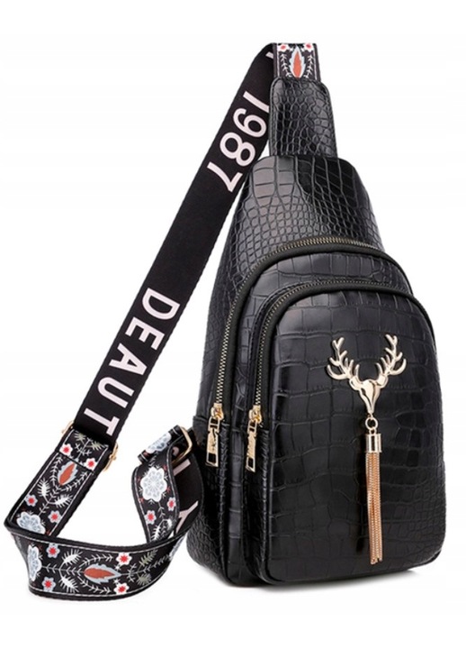 Дамска раница Edibazzar Екологична кожа Черна