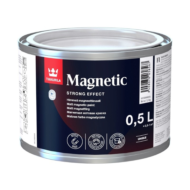 Tikkurila mágneses falfesték szürke 0.5L