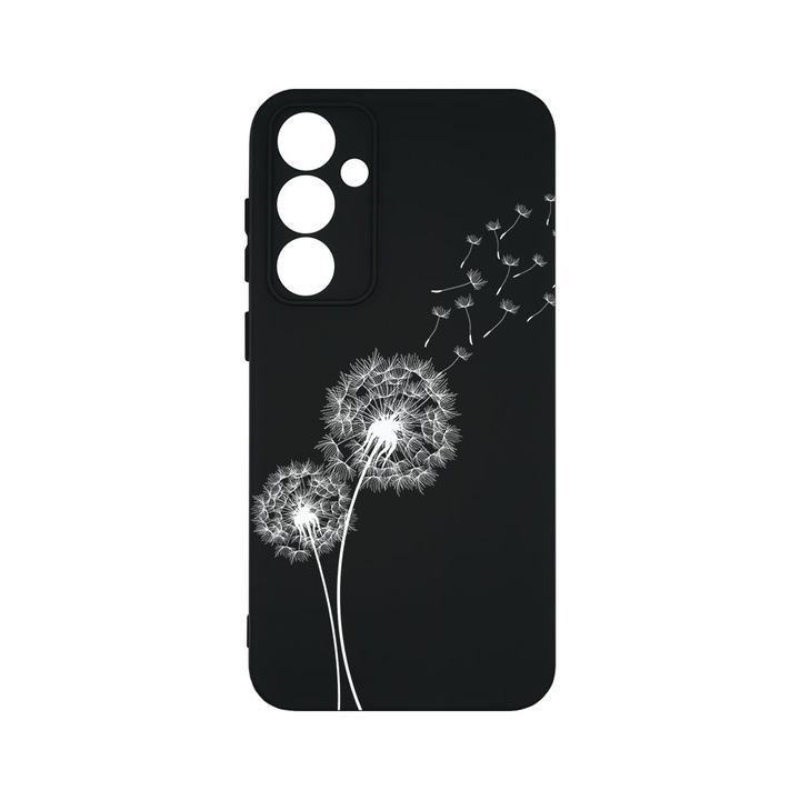 Husa BestCase® Premium Liquid Silicon, Compatibila Cu Samsung Galaxy S23 FE, Dandelion, SLIM 1.2MM, Microfibra in interior, Antisoc, Protectie Camera, Margini ridicate pentru protectia ecranului, PB 22
