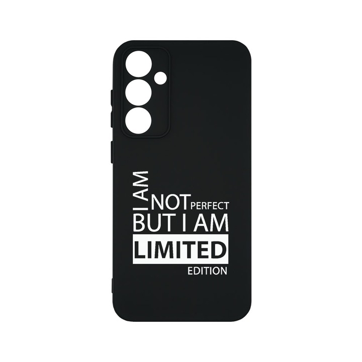 Husa BestCase® Premium Silicon, Compatibila Cu Samsung Galaxy A55 5G, Limited Edition, SLIM 1.2MM, Microfibra in interior, Antisoc, Protectie Camera, Margini ridicate pentru protectia ecranului, PB 59