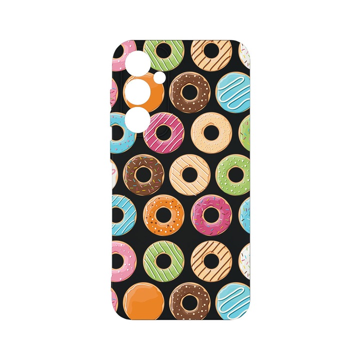 Husa BestCase® Premium Silicon, Compatibila Cu Samsung Galaxy A55 5G, Dontus, SLIM 1.2MM, Microfibra in interior, Antisoc, Protectie Camera, Margini ridicate pentru protectia ecranului, PB 66