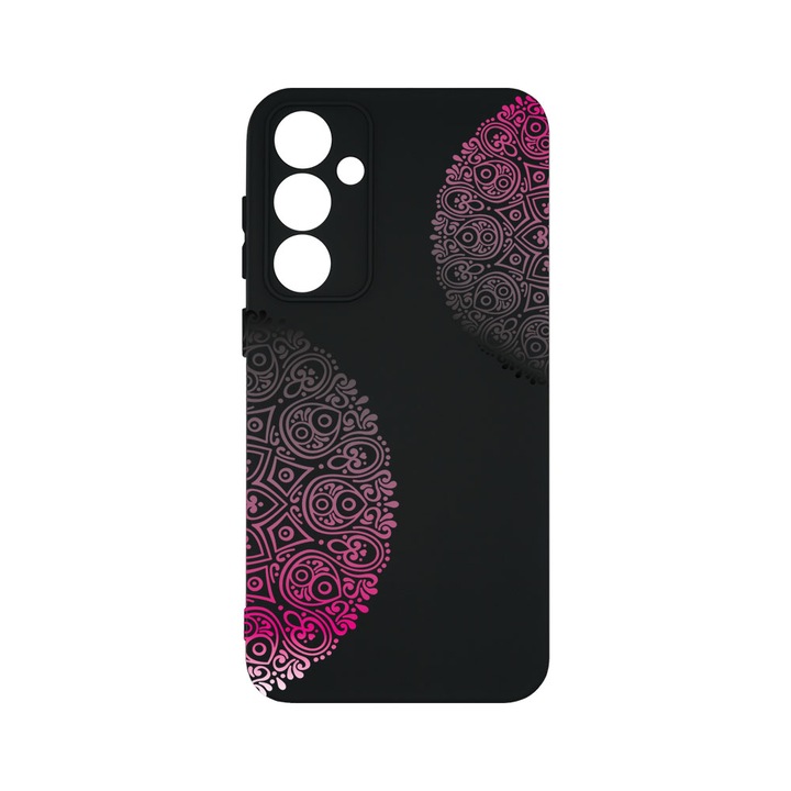Husa BestCase® Premium Silicon, Compatibila Cu Samsung Galaxy A55 5G, Lace, SLIM 1.2MM, Microfibra in interior, Antisoc, Protectie Camera, Margini ridicate pentru protectia ecranului, PB 92