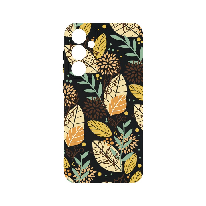 Husa BestCase® Premium Silicon, Compatibila Cu Samsung Galaxy A55 5G, Autumn, SLIM 1.2MM, Microfibra in interior, Antisoc, Protectie Camera, Margini ridicate pentru protectia ecranului, PB 109