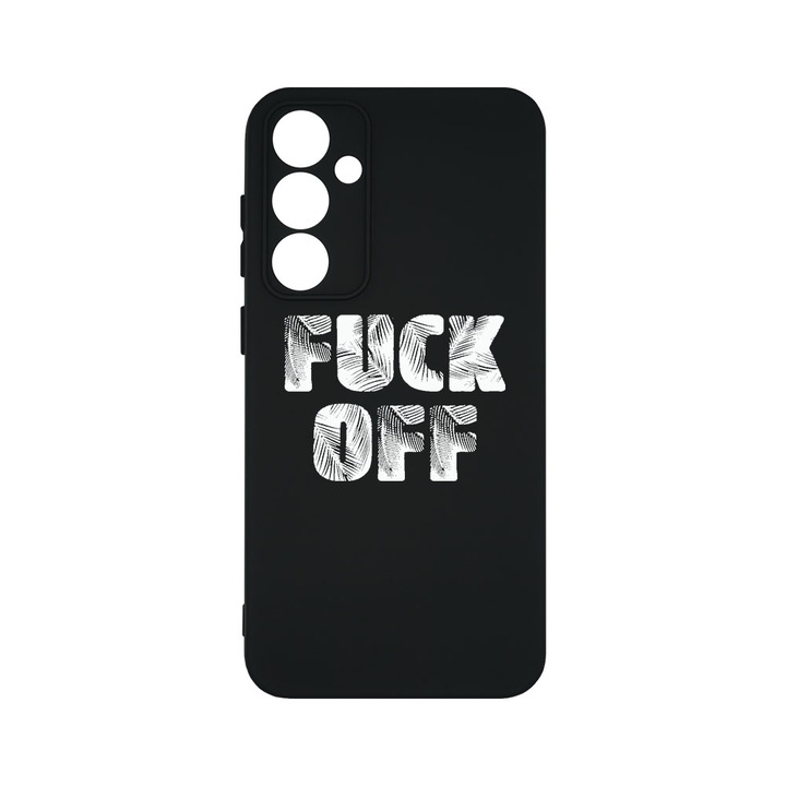 Husa BestCase® Premium Silicon, Compatibila Cu Samsung Galaxy A55 5G, Fu Off, SLIM 1.2MM, Microfibra in interior, Antisoc, Protectie Camera, Margini ridicate pentru protectia ecranului, PB 139