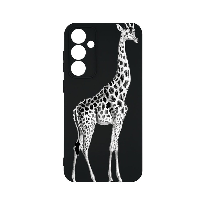 Husa BestCase® Premium Liquid Silicon, Compatibila Cu Samsung Galaxy S23 FE, Giraffe, SLIM 1.2MM, Microfibra in interior, Antisoc, Protectie Camera, Margini ridicate pentru protectia ecranului, PB 175