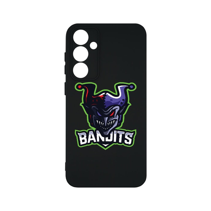 Husa BestCase® Premium Liquid Silicon, Compatibila Cu Samsung Galaxy S23 FE, Gamers Bandit, SLIM 1.2MM, Microfibra in interior, Antisoc, Protectie Camera, Margini ridicate pentru protectia ecranului, PB 287